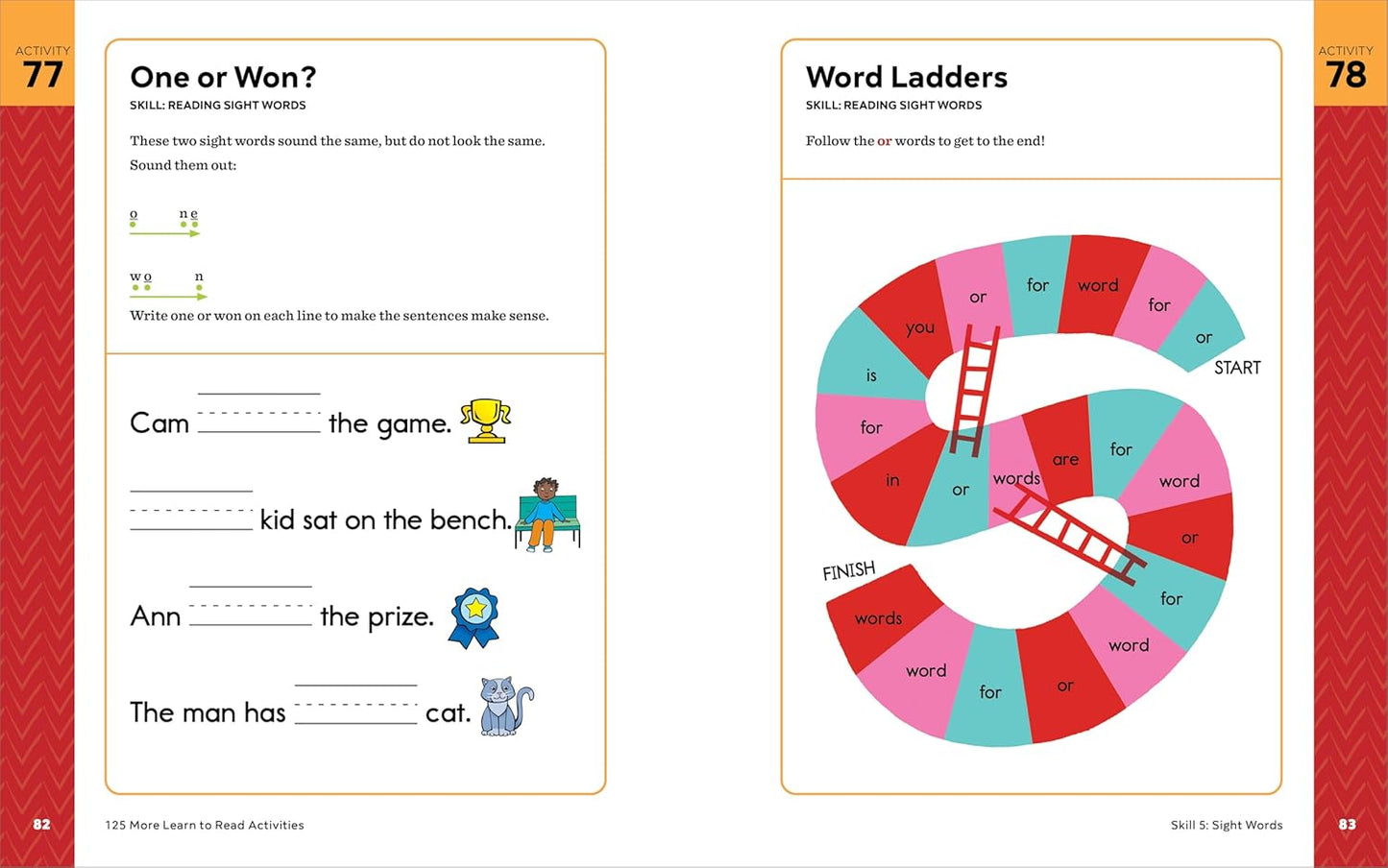 125 More Learn To Read Activities