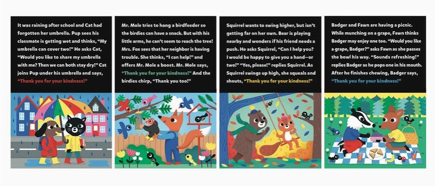 Mudpuppy 4 in a Box Puzzle Set: Kindness