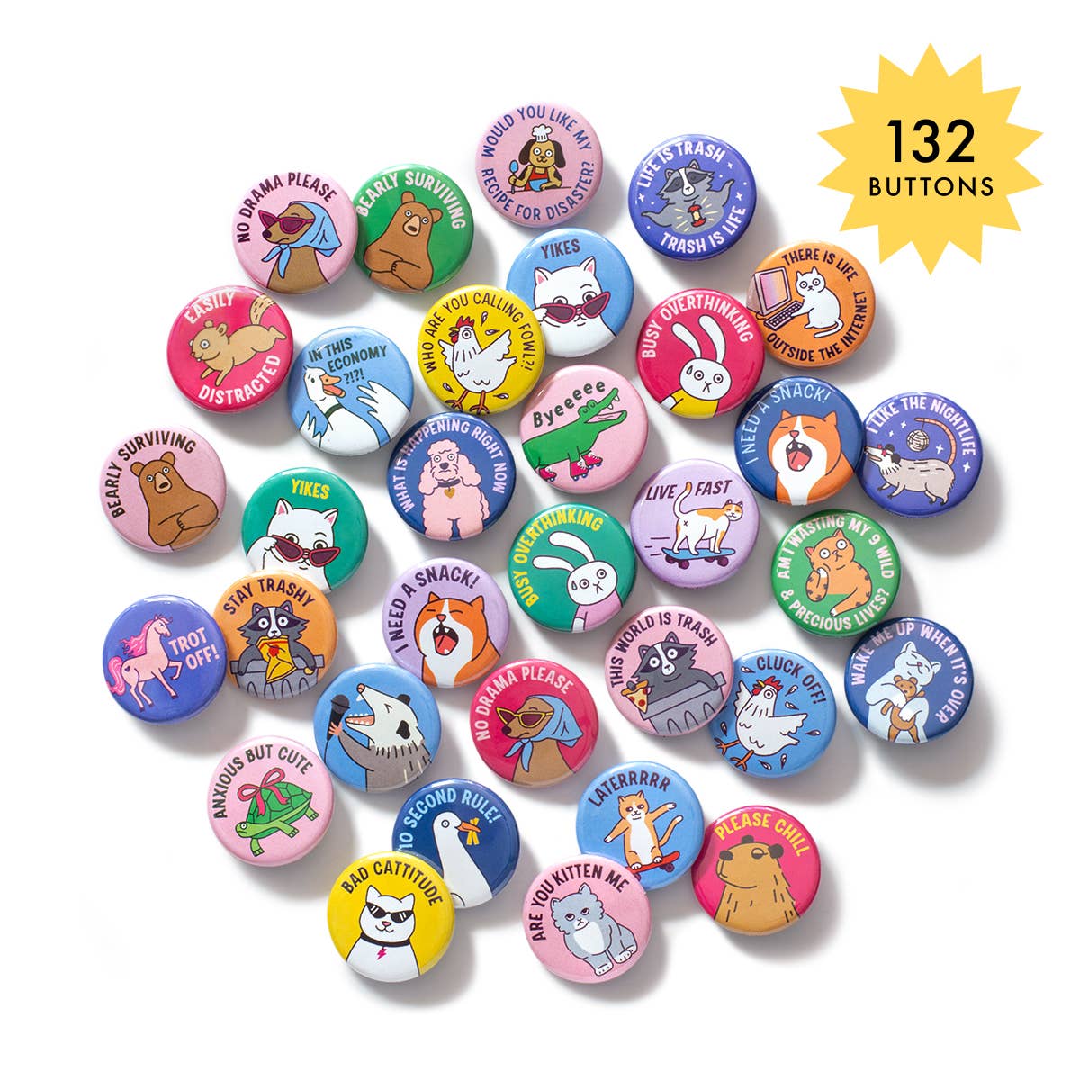 Animals With Attitude Button