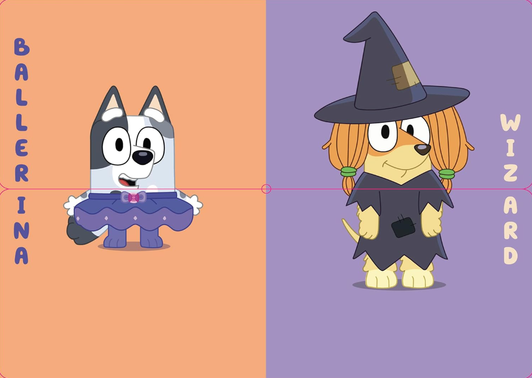 Bluey's Halloween Mix-And-Match