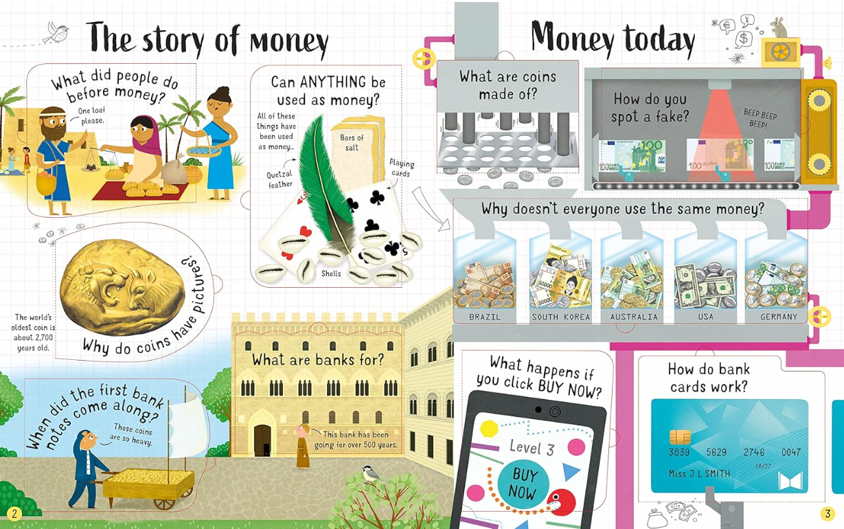 Usborne Lift-The-Flap Questions and Answers about Money