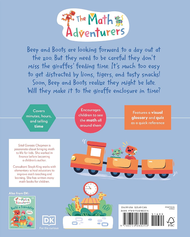 The Math Adventurers A Day at the Zoo: Learn About Time