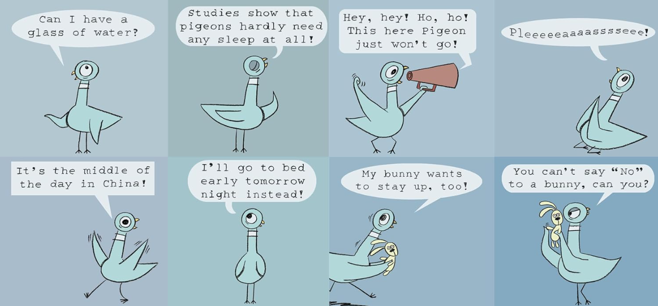 Mo Willems: Don't Let the Pigeon Stay Up Late!