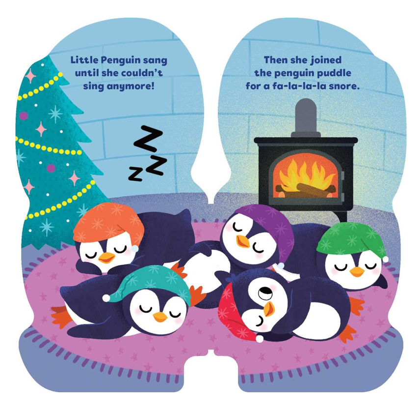 Little Penguin Shaped Board Book