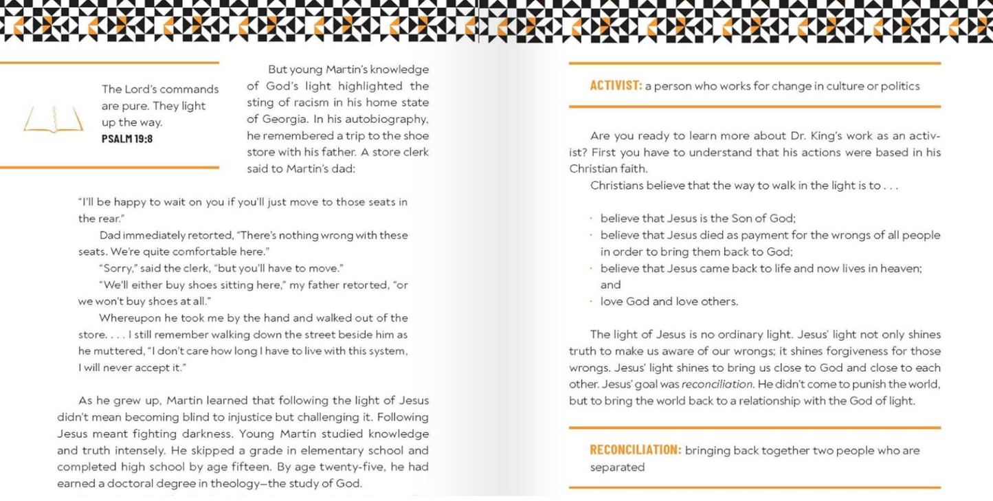 Only Light Can Do That: 60 Days of MLK - Devotions for Kids