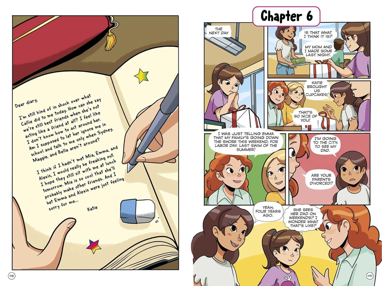 Cupcake Diaries Graphic Novel #1: Katie and the Cupcake Cure
