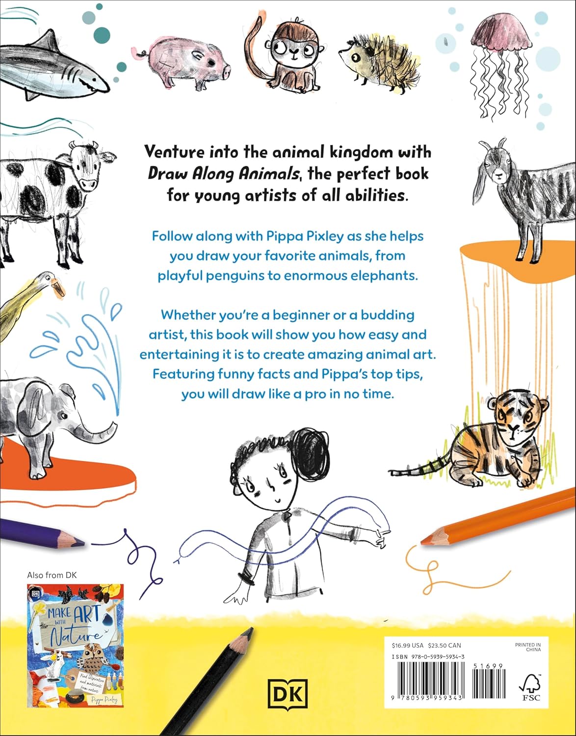 Draw Along Animals: Sketch Your Way Through the Animal Kingdom