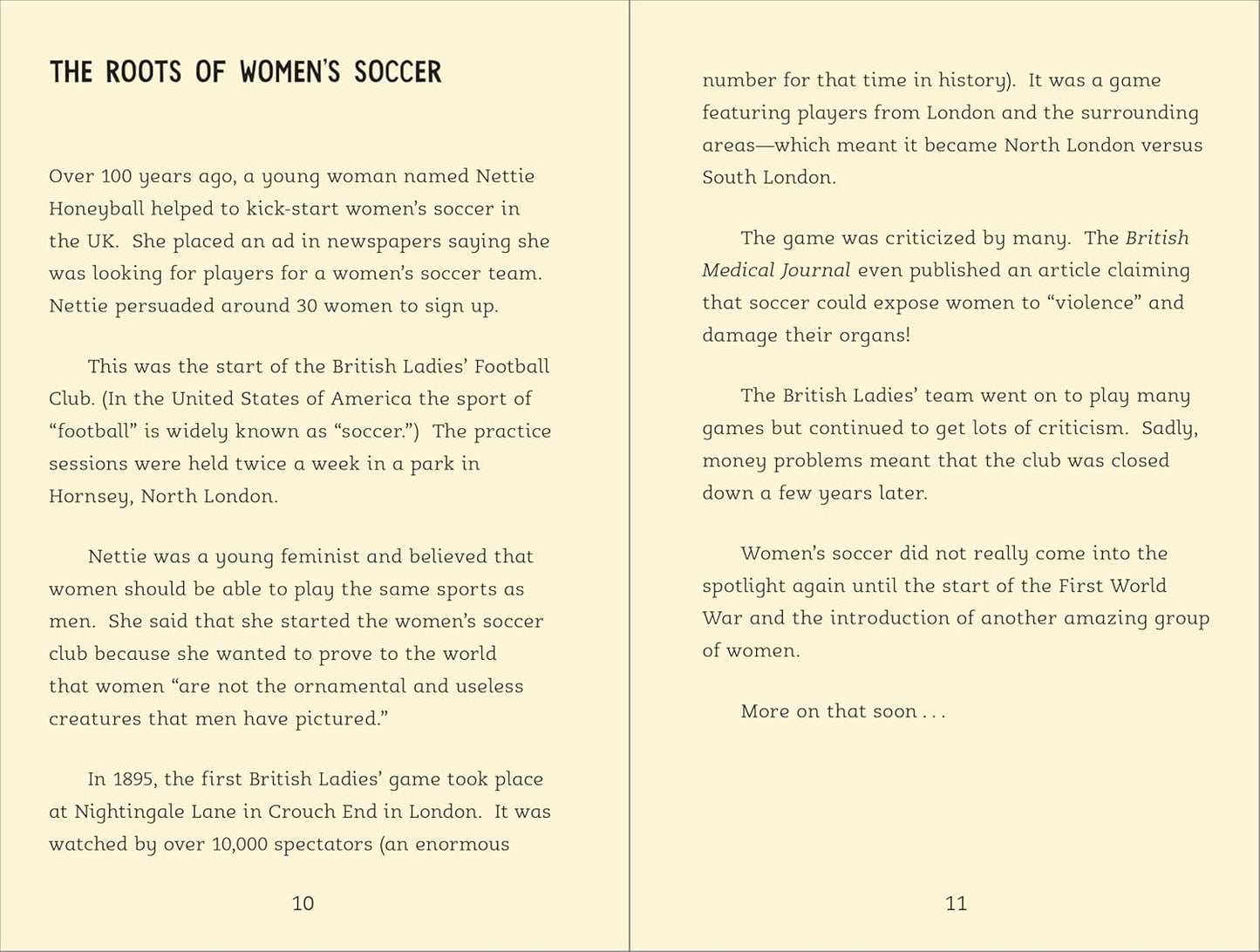 High Readability: Finding Her Feet