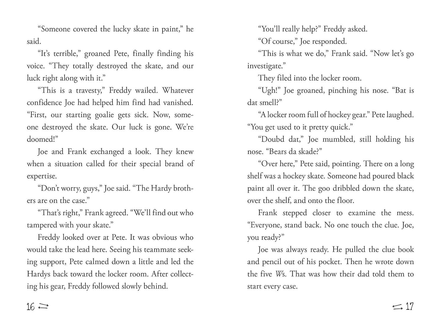 Hardy Boys Clue Book #14: Bad Luck Skate