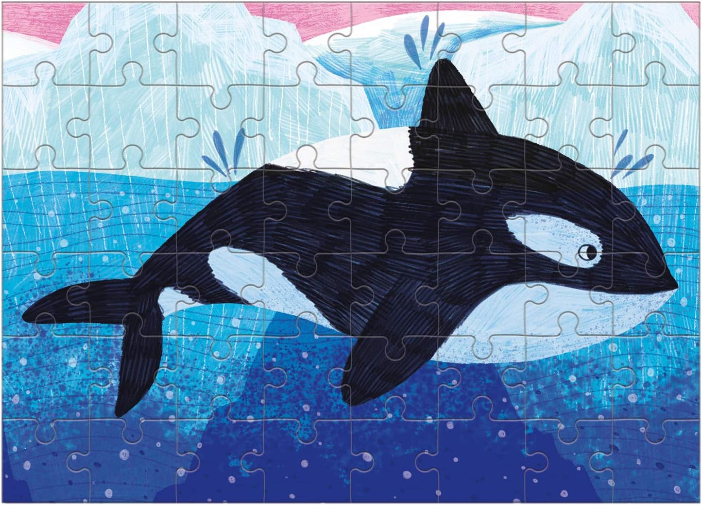 Mudpuppy 48 Piece Mini Puzzle: Orca