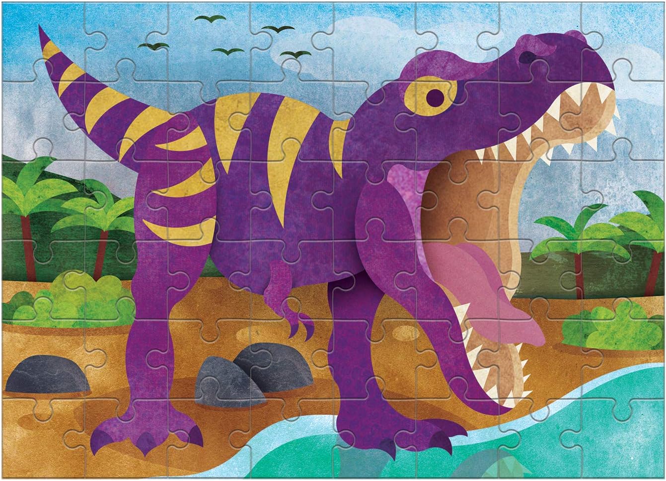 Mudpuppy 48 Piece Mini Puzzle: Tyrannosaurus Rex