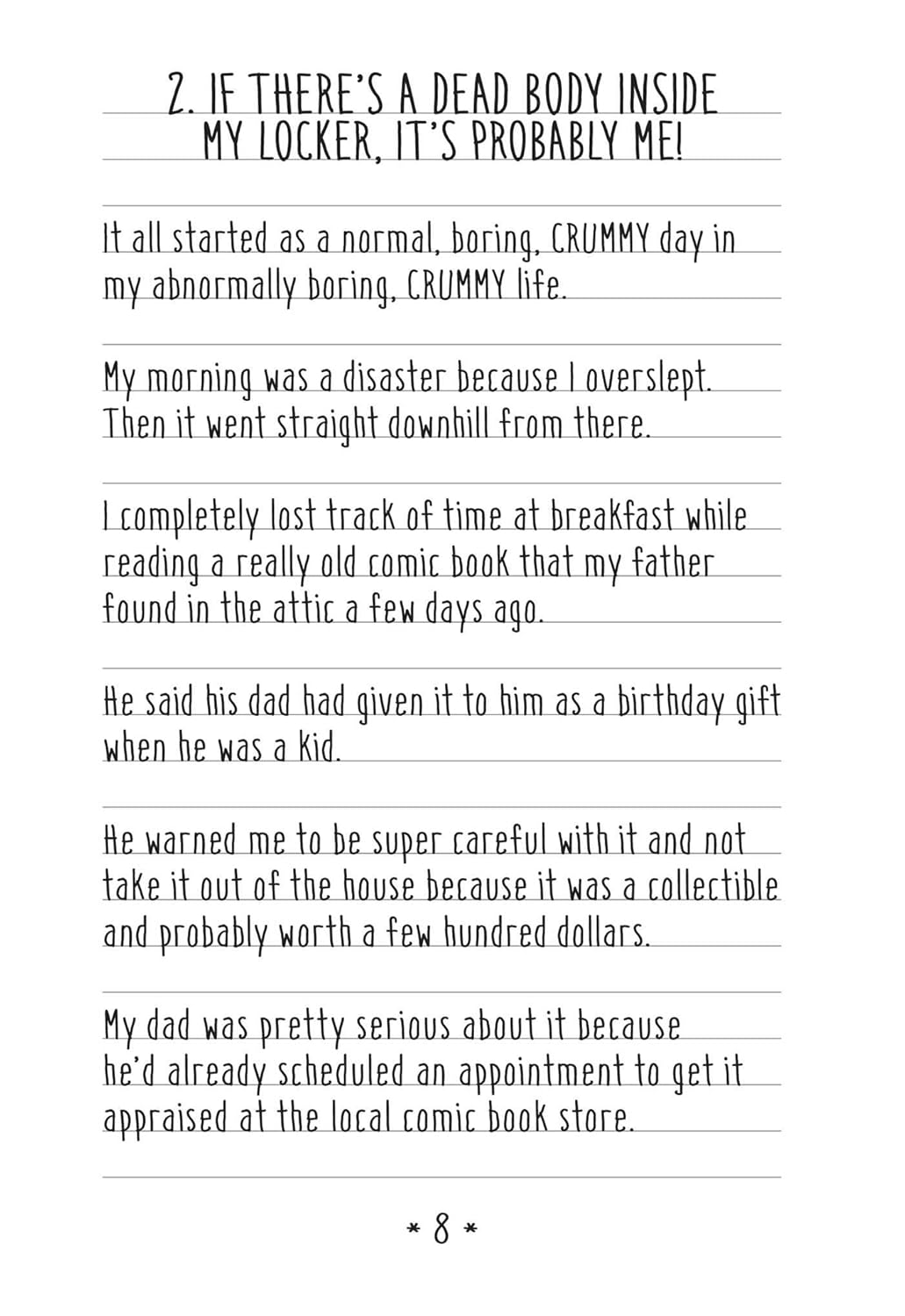 Misadventures of Max Crumbly #1: Locker Hero