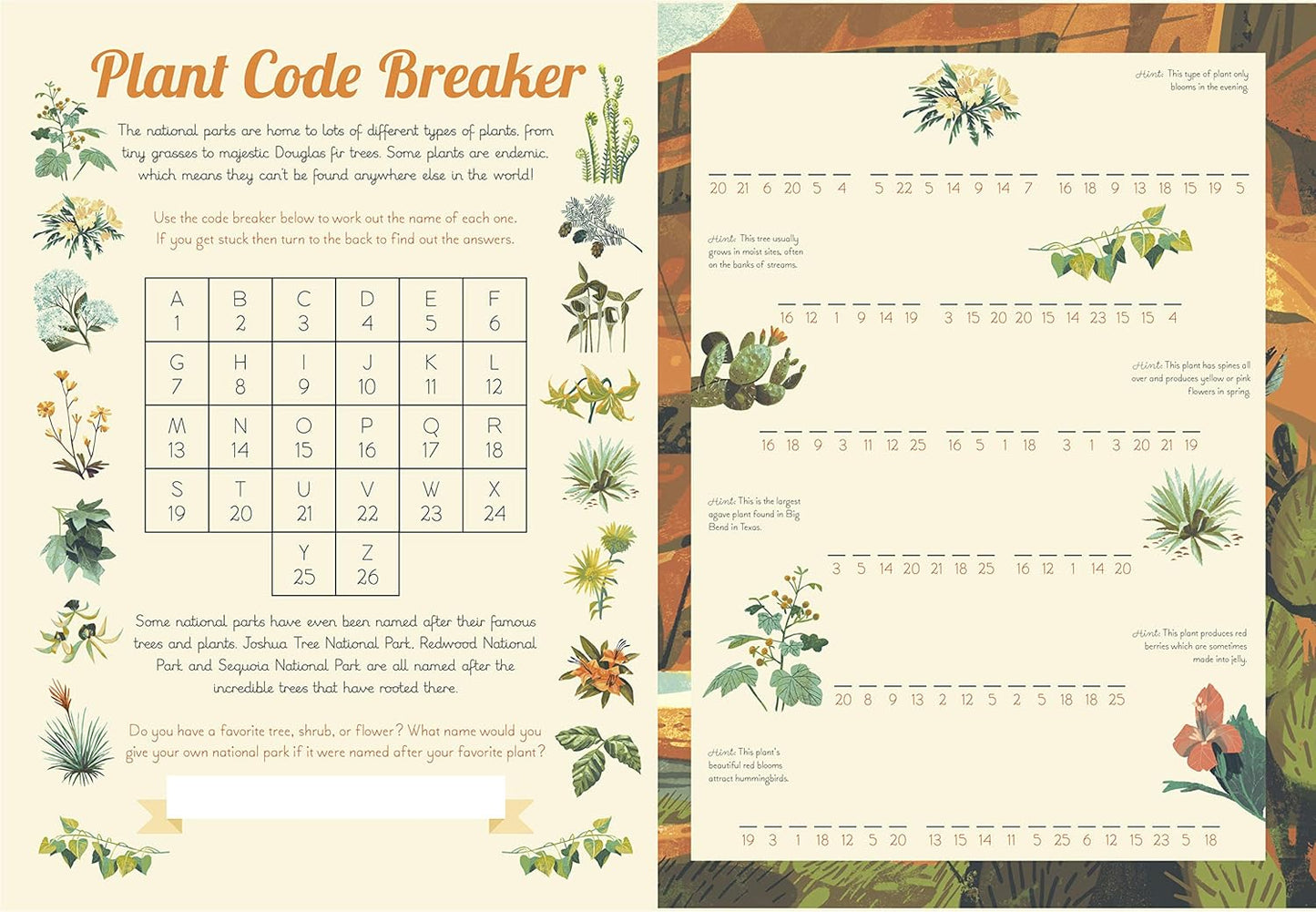 National Parks of the U.S.A. Activity Book