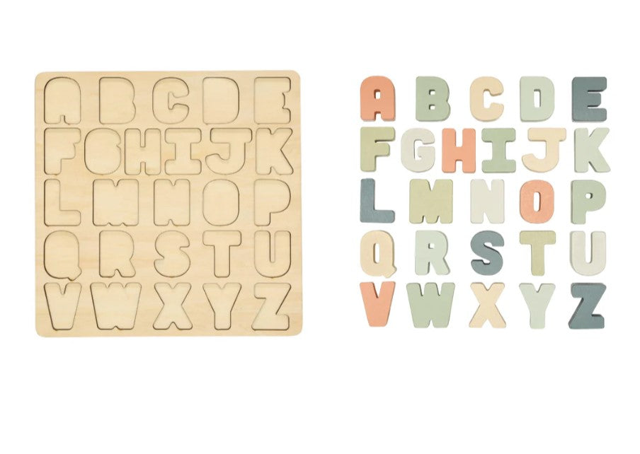 Wooden Alphabet Puzzle by Pearhead