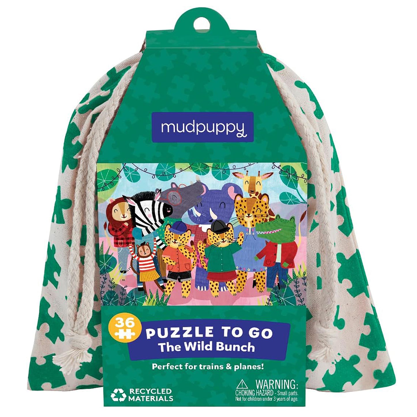 36 Piece Puzzle to Go: Wild Bunch