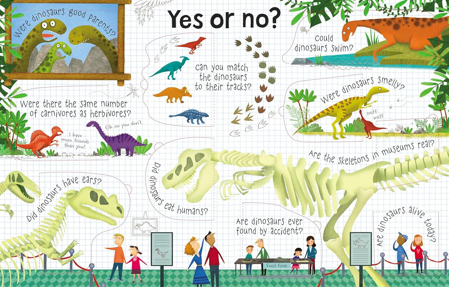 Usborne Lift-The-Flap Questions and Answers about Dinosaurs