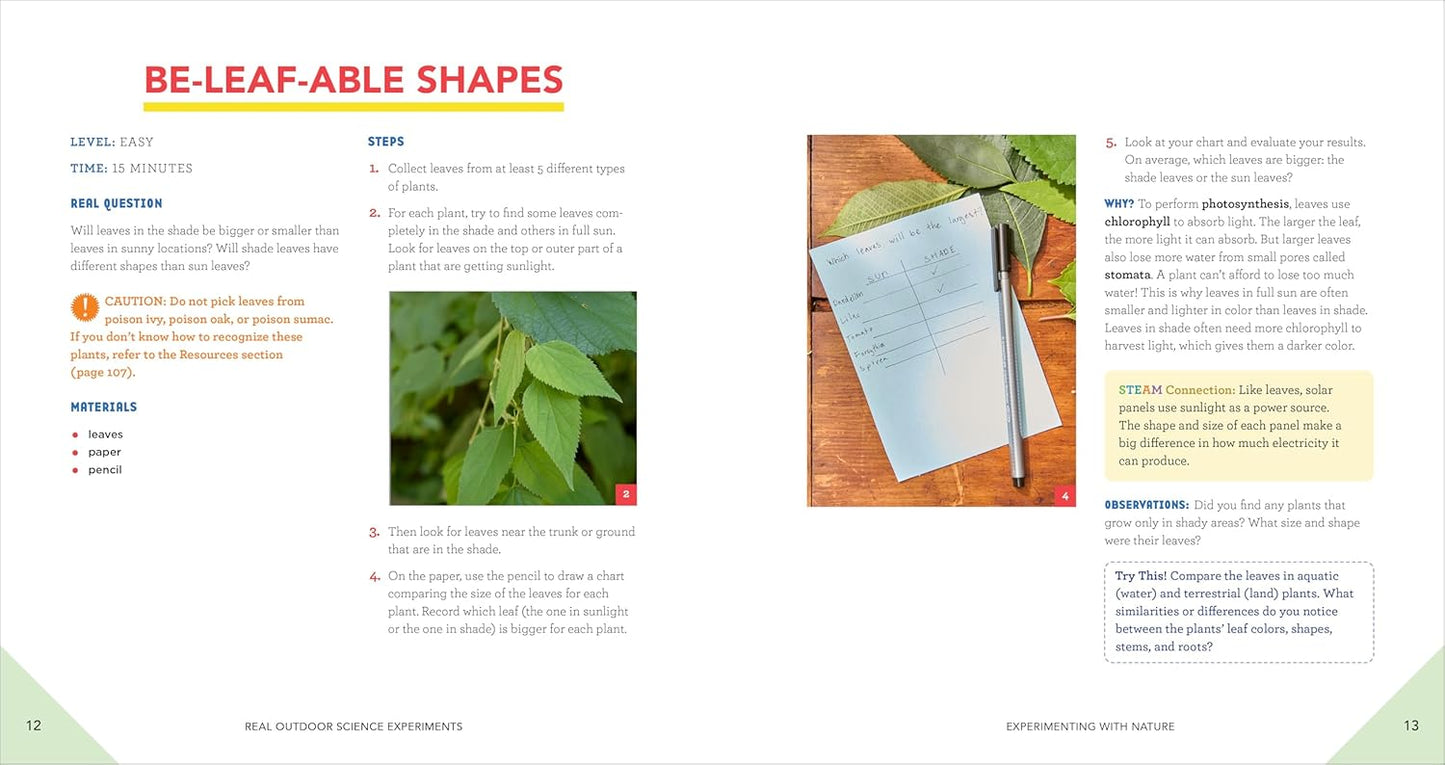 Real Outdoor Science Experiments: 25+ Exciting STEAM Activities for Kids