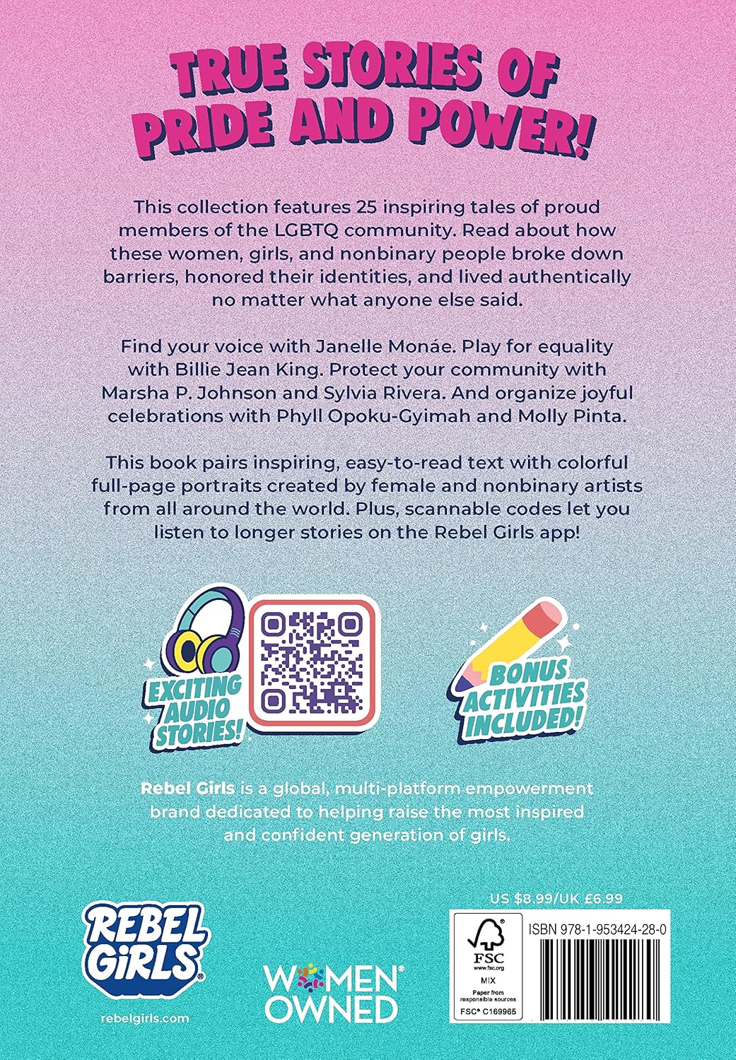 Rebel Girls Celebrate Pride: 25 Tales of Self-Love and Community