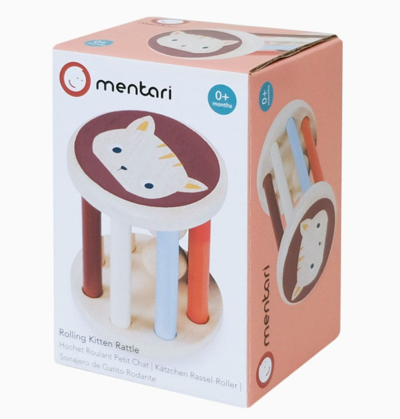 Mentari Rolling Kitten Rattle