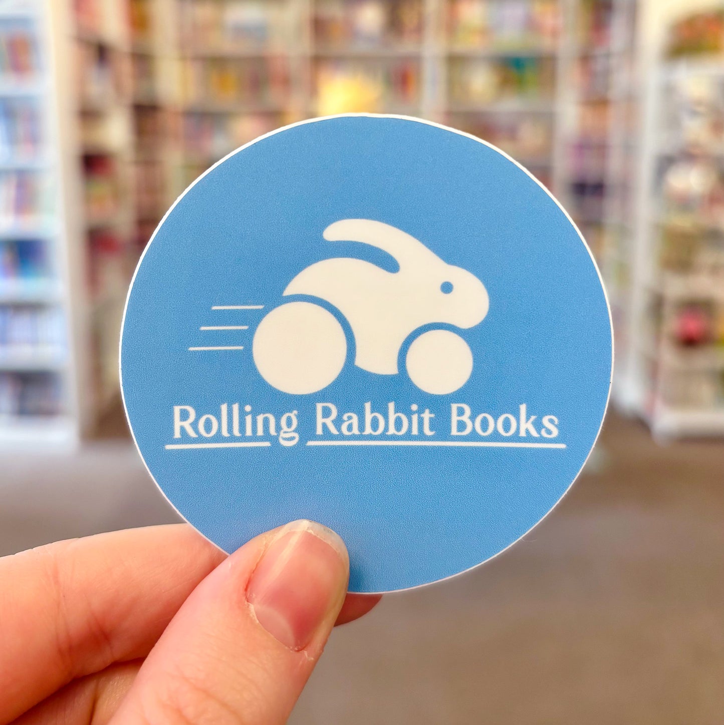 Rolling Rabbit Logo Vinyl Sticker