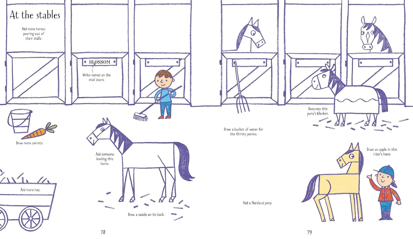 Step-By-Step Drawing Horses and Ponies