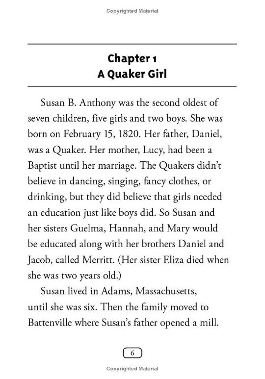 Who Was Susan B. Anthony?