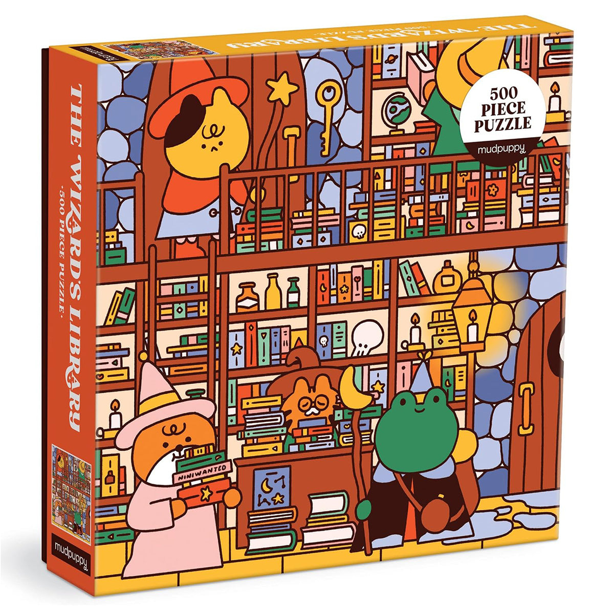 500 Piece Family Puzzle - The Wizard's Library