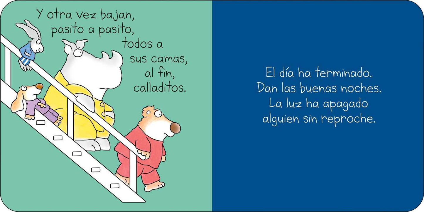 Buenas noches a todos (The Going to Bed Book) by Sandra Boynton: Board Books; 16 pages / Spanish