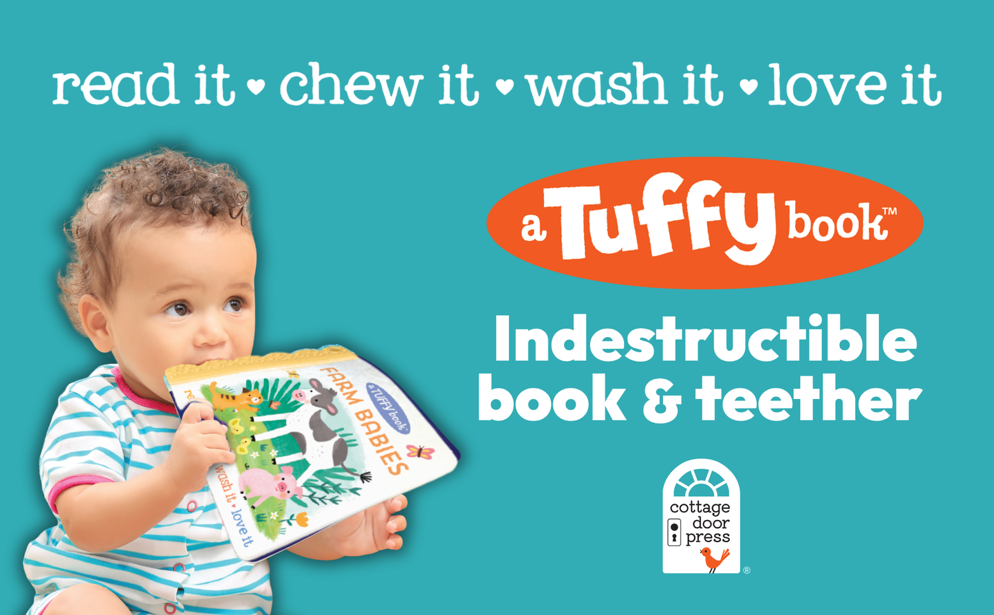 Tuffy Teether Indestructible Book: In My Snuggle Era