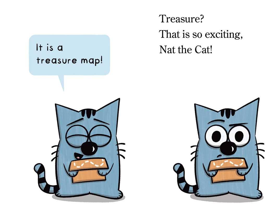 Nat the Cat Finds a Map