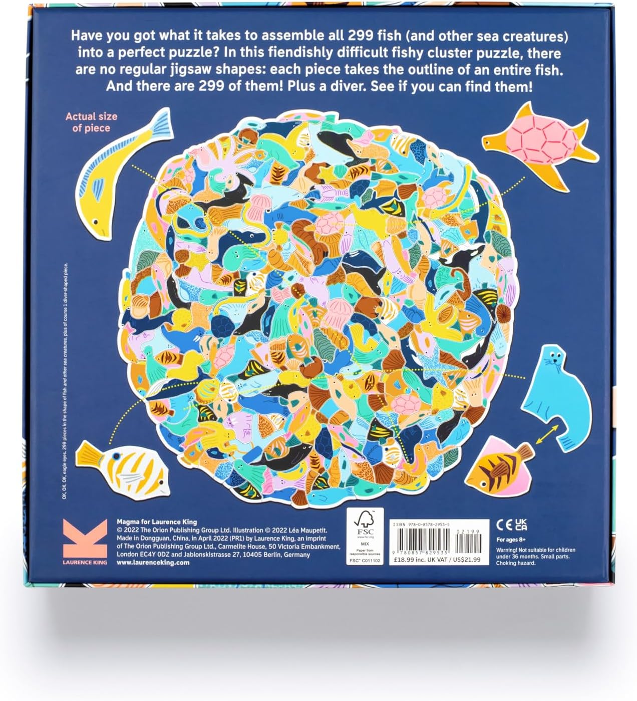 299 Fish (and a Diver) 300 Piece Puzzle