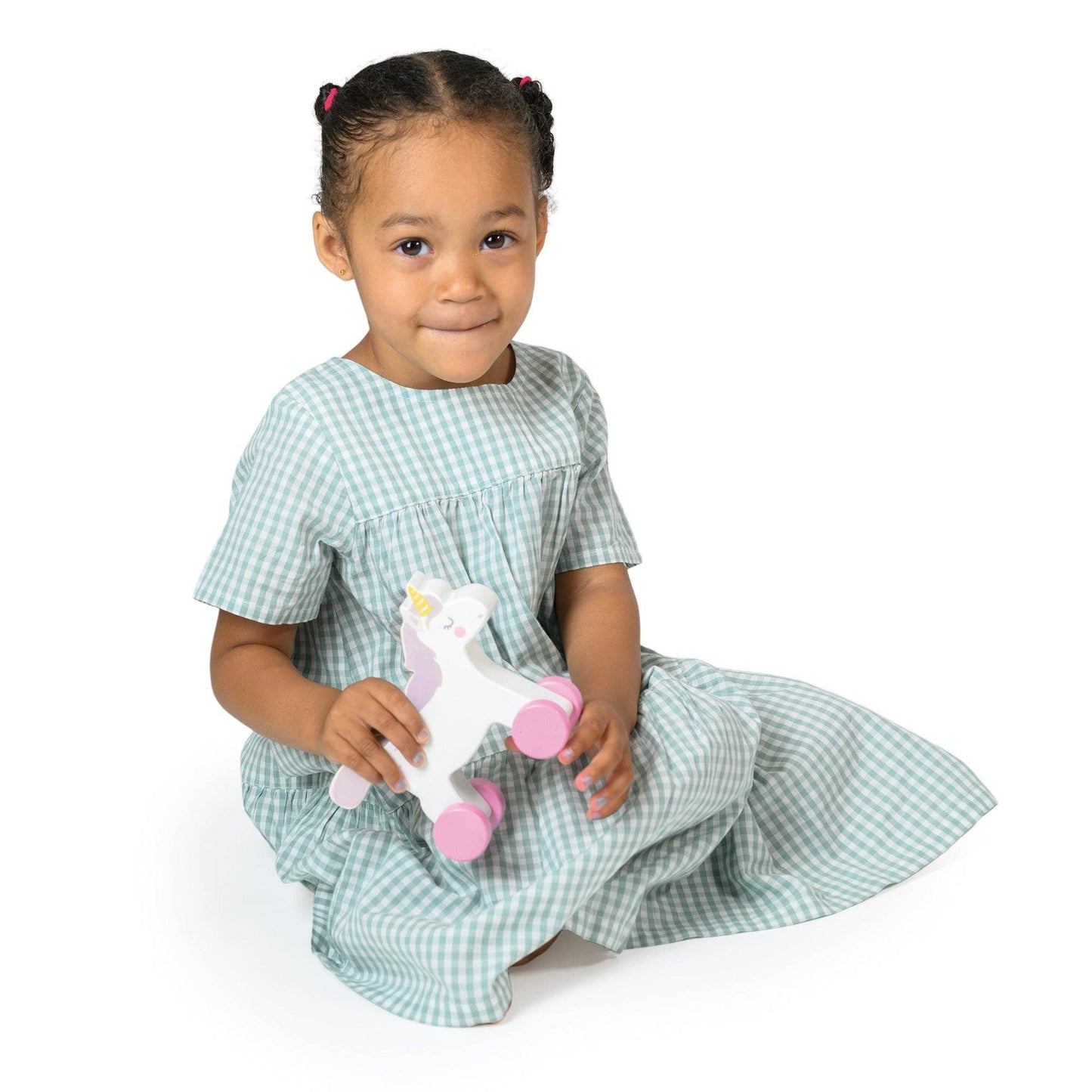 Mentari Wooden Magic Unicorn Push-Along Toy