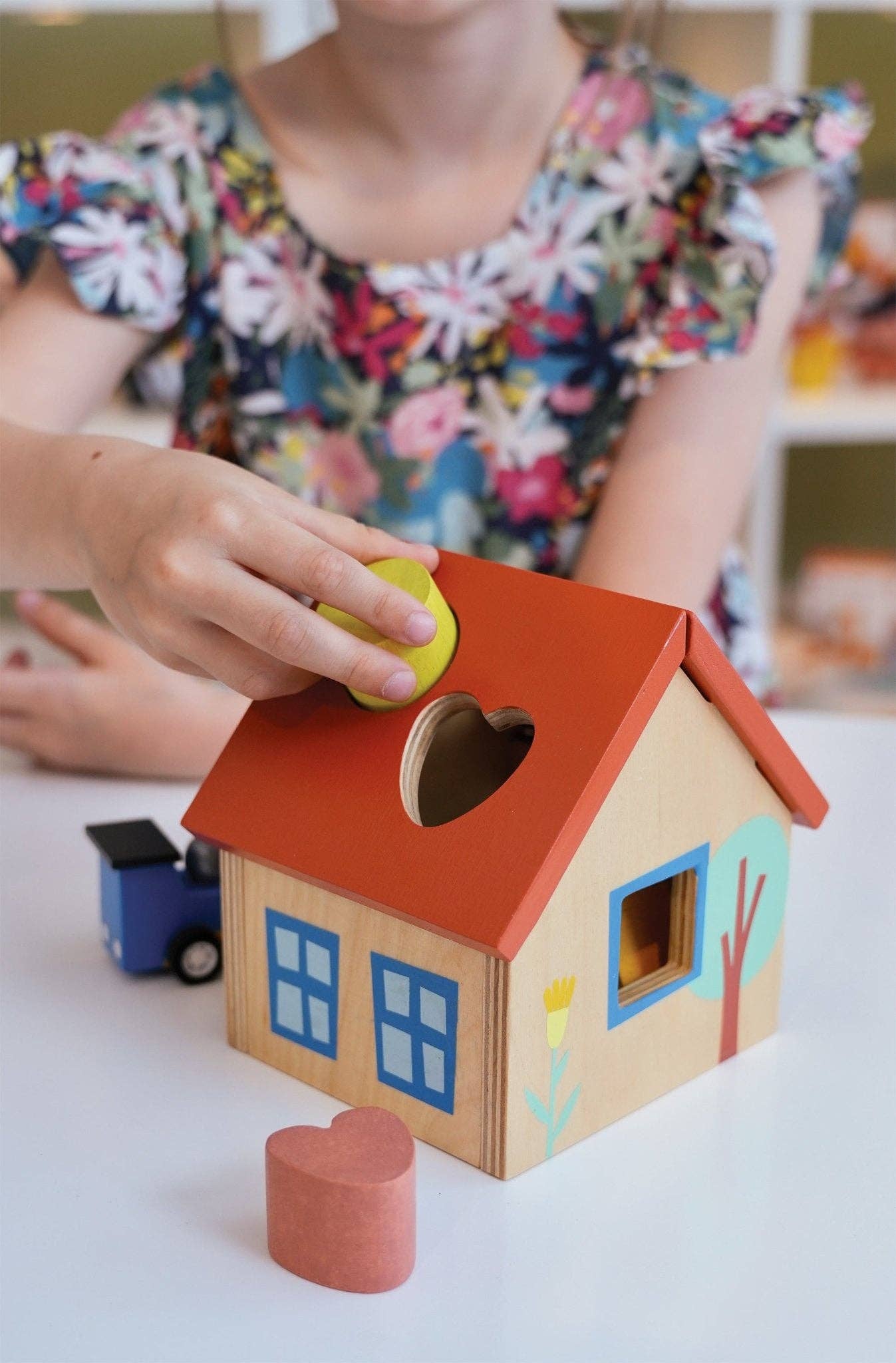 Mentari Wooden Shape Sorter House