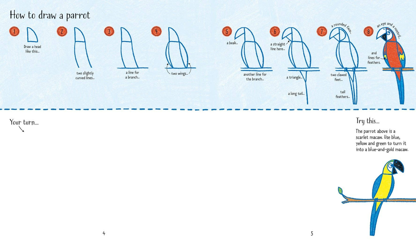 More Step-by-Step Drawing Book : Usborne