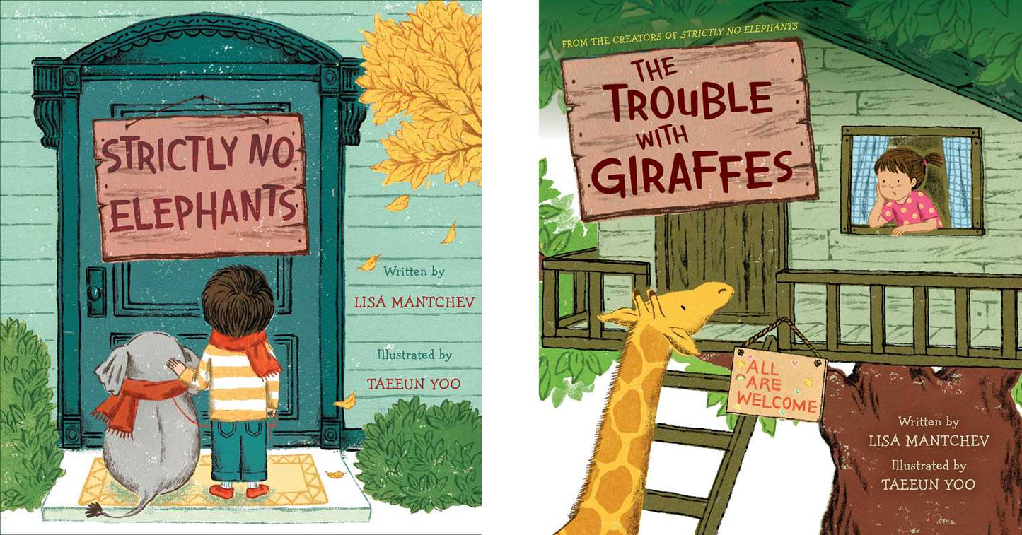 Trouble with Giraffes by Lisa Mantchev: Hardcover; 32 pages / English