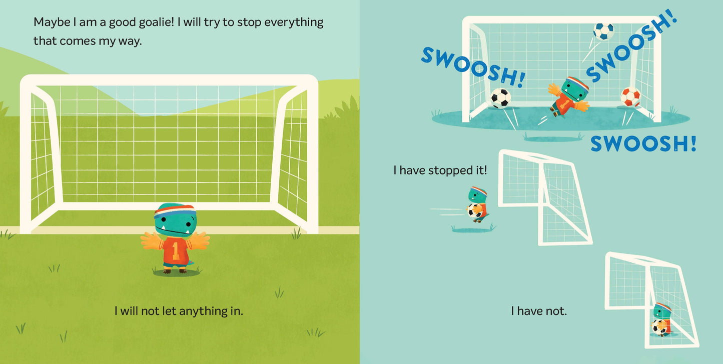 Tiny T. Rex Tries Soccer