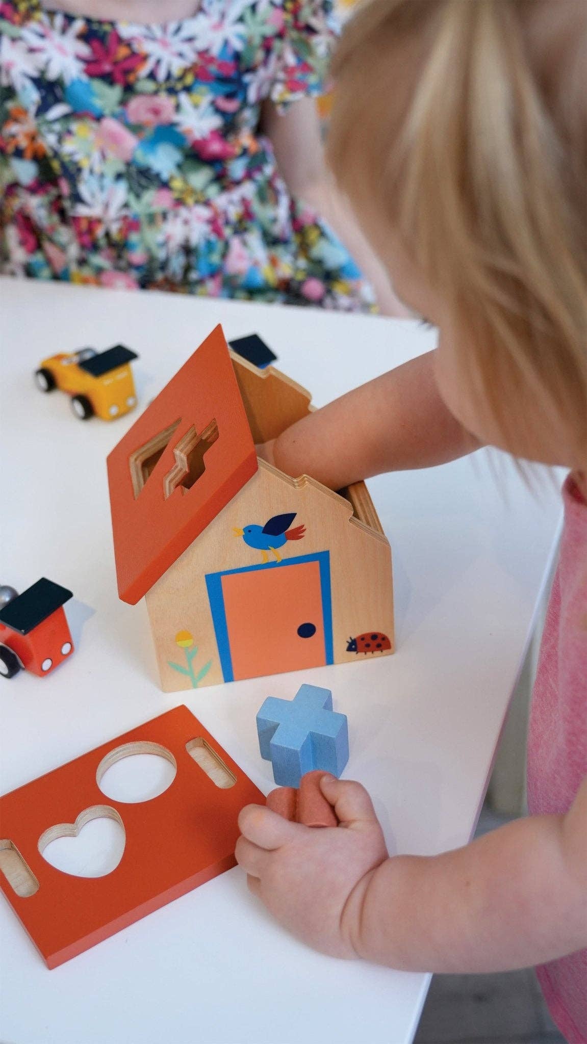 Mentari Wooden Shape Sorter House