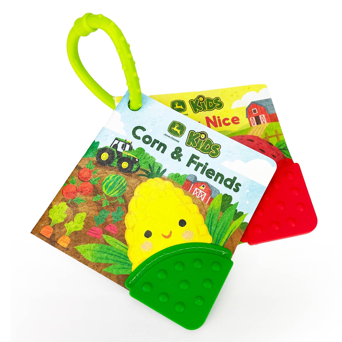 Tuffy Teether Indestructible Book: John Deere Corn & Friends