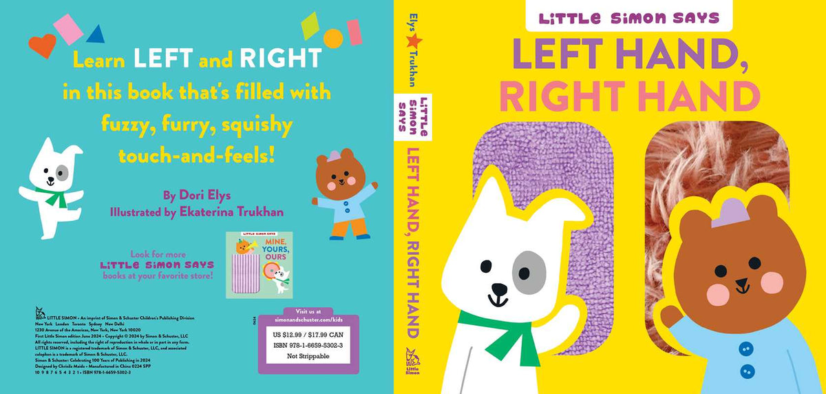 Left Hand, Right Hand by Dori Elys: Board Books; 12 pages / English