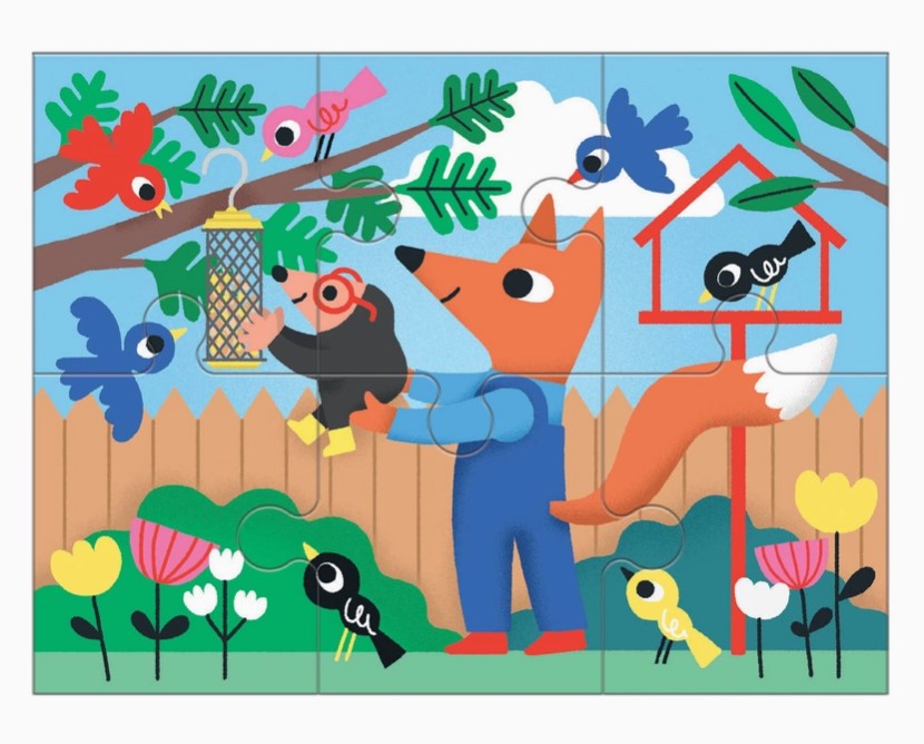 Mudpuppy 4 in a Box Puzzle Set: Kindness