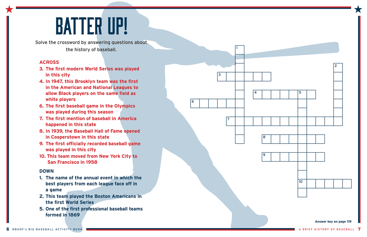 The National Baseball Hall of Fame's Big Baseball Activity Book