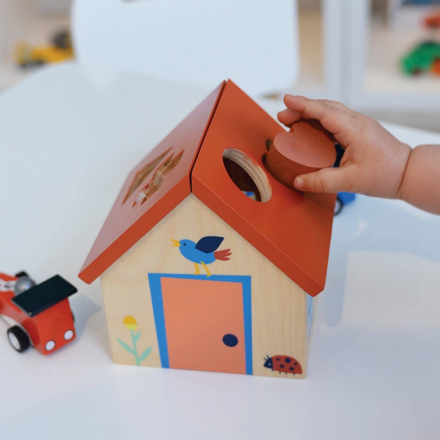 Mentari Wooden Shape Sorter House