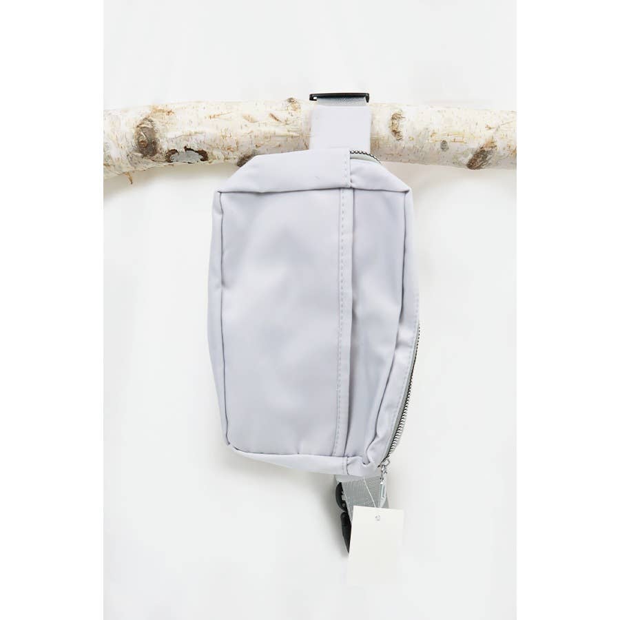 Natural Color Crossbody Belt Bag