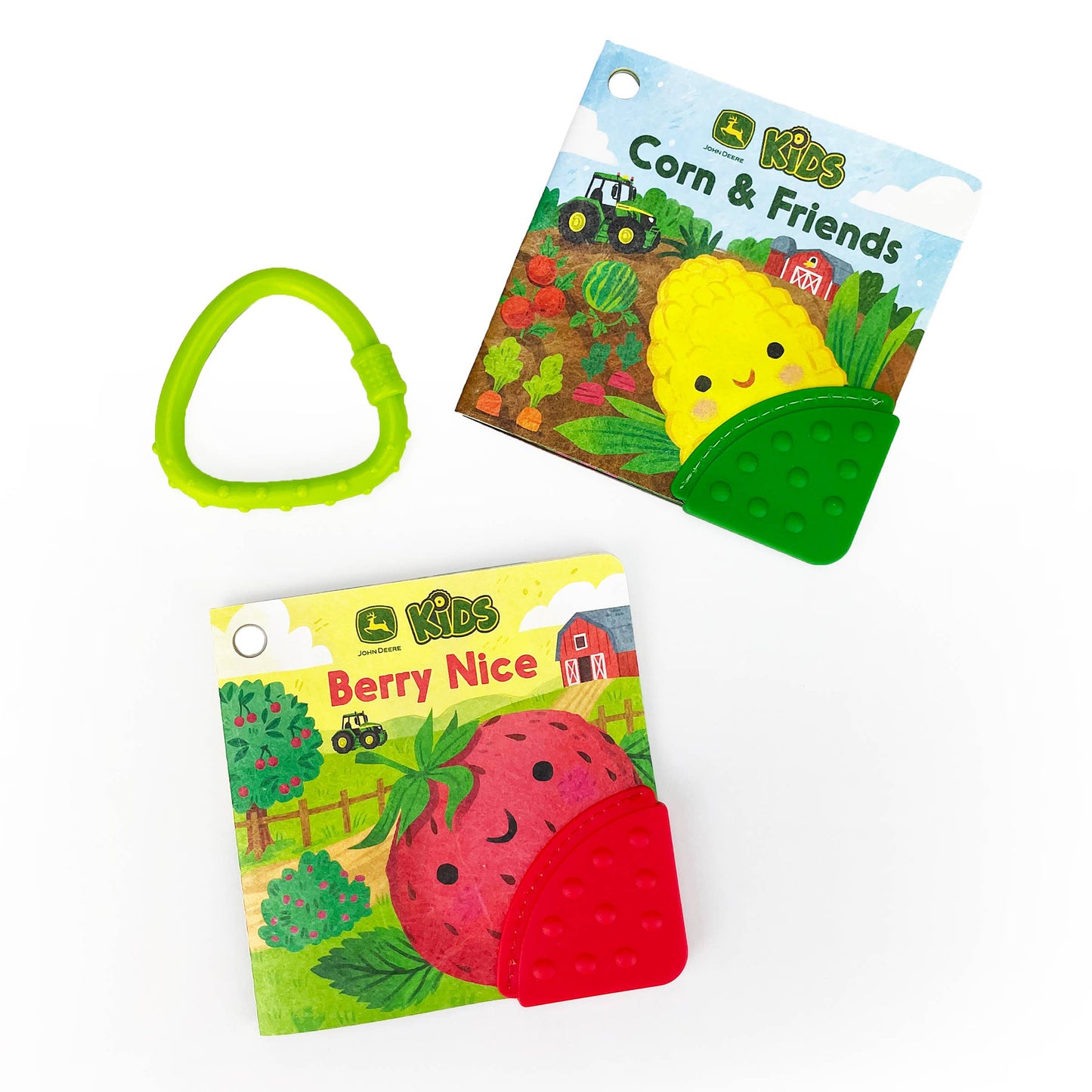 Tuffy Teether Indestructible Book: John Deere Corn & Friends