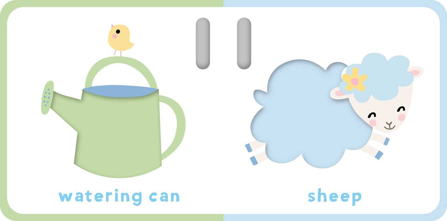 Touch & Feel Stroller Book - Farm by Little Genius Books: Board Books; 8 pages / English