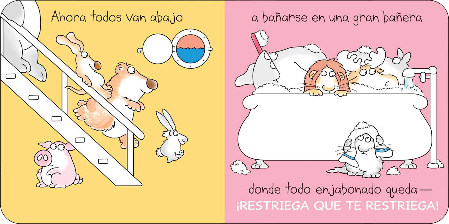 Buenas noches a todos (The Going to Bed Book) by Sandra Boynton: Board Books; 16 pages / Spanish