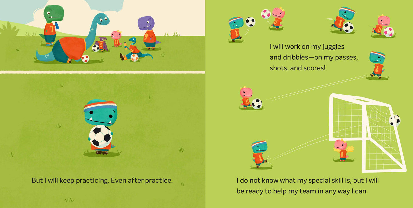 Tiny T. Rex Tries Soccer