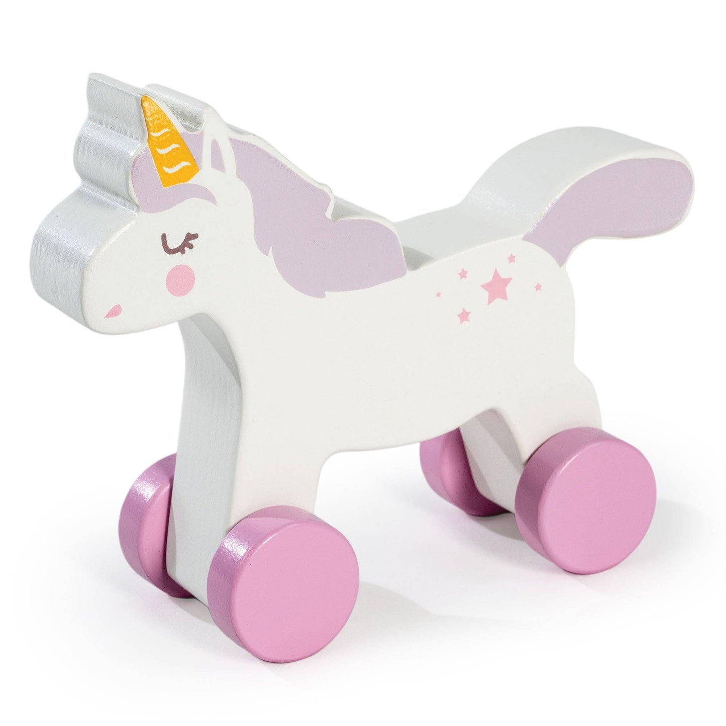 Mentari Wooden Magic Unicorn Push-Along Toy