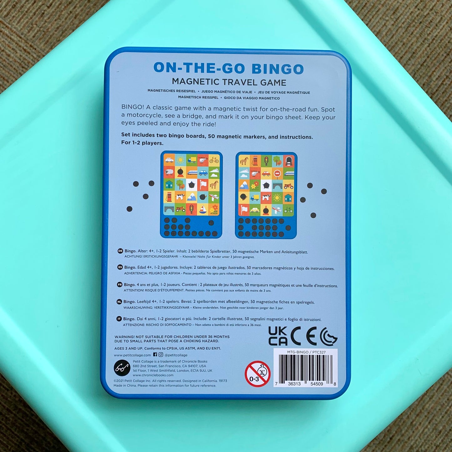 On-The-Go Bingo Magnetic Travel Game