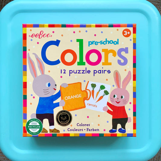 Preschool Colors Puzzle Pairs